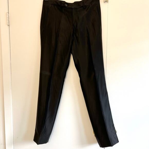 Protocolo Men's 3-Piece Tuxedo Black Suit - Picture 10 of 16